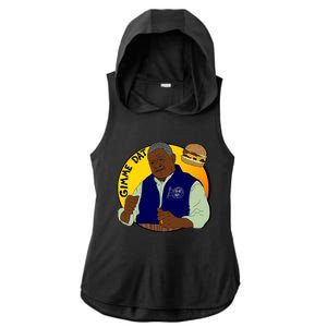 Gimme Dat I Think You Should Leave Ladies PosiCharge Tri-Blend Wicking Draft Hoodie Tank