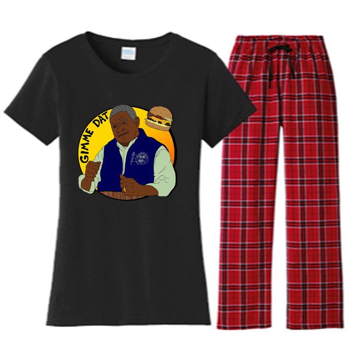 Gimme Dat I Think You Should Leave Women's Flannel Pajama Set