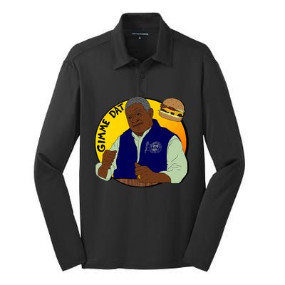 Gimme Dat I Think You Should Leave Silk Touch Performance Long Sleeve Polo