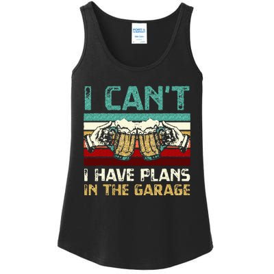 Garage Drinker I Can’t I Have Plans In The Garage Beer Ladies Essential Tank