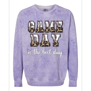 Game Day Is The Best Day Baseball Game Day Meaningful Gift Colorblast Crewneck Sweatshirt