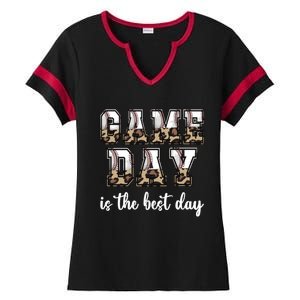 Game Day Is The Best Day Baseball Game Day Meaningful Gift Ladies Halftime Notch Neck Tee