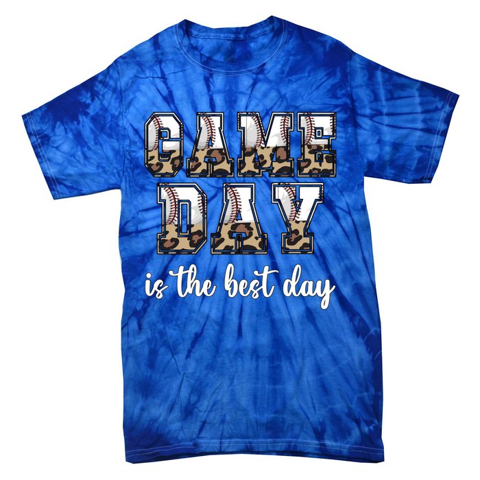 Game Day Is The Best Day Baseball Game Day Meaningful Gift Tie-Dye T-Shirt