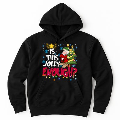 Grumpy Dwarf Is This Jolly Enough Christmas Lights Grumpy Dwarf Hoodie