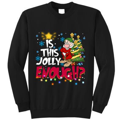 Grumpy Dwarf Is This Jolly Enough Christmas Lights Grumpy Dwarf Sweatshirt