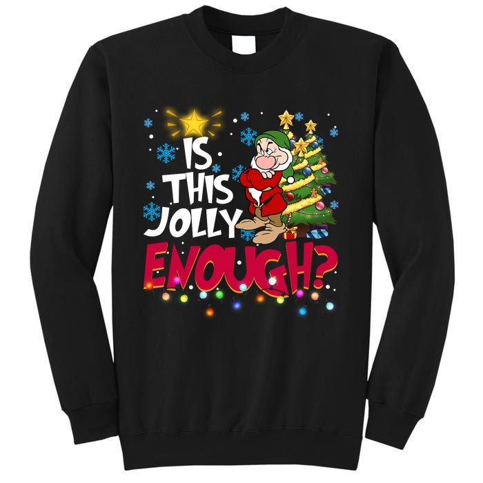 Grumpy Dwarf Is This Jolly Enough Christmas Lights Grumpy Dwarf Sweatshirt