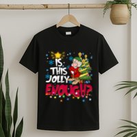 Grumpy Dwarf Is This Jolly Enough Christmas Lights Grumpy Dwarf T-Shirt