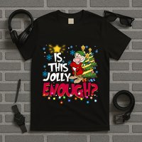 Grumpy Dwarf Is This Jolly Enough Christmas Lights Grumpy Dwarf T-Shirt