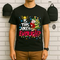 Grumpy Dwarf Is This Jolly Enough Christmas Lights Grumpy Dwarf T-Shirt