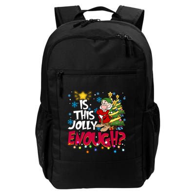 Grumpy Dwarf Is This Jolly Enough Christmas Lights Grumpy Dwarf Daily Commute Backpack