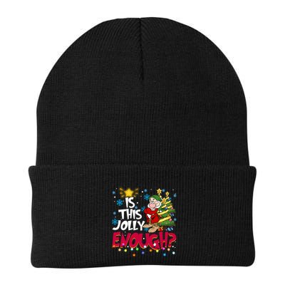 Grumpy Dwarf Is This Jolly Enough Christmas Lights Grumpy Dwarf Knit Cap Winter Beanie