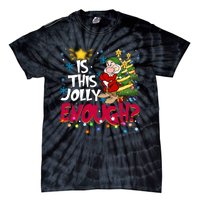 Grumpy Dwarf Is This Jolly Enough Christmas Lights Grumpy Dwarf Tie-Dye T-Shirt