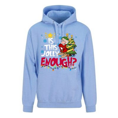 Grumpy Dwarf Is This Jolly Enough Christmas Lights Grumpy Dwarf Unisex Surf Hoodie