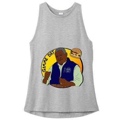 Gimme Dat I Think You Should Leave Ladies PosiCharge Tri-Blend Wicking Tank