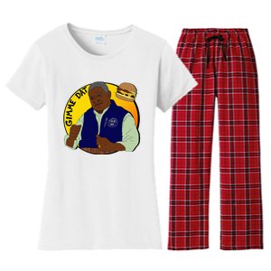 Gimme Dat I Think You Should Leave Women's Flannel Pajama Set