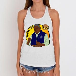 Gimme Dat I Think You Should Leave Women's Knotted Racerback Tank