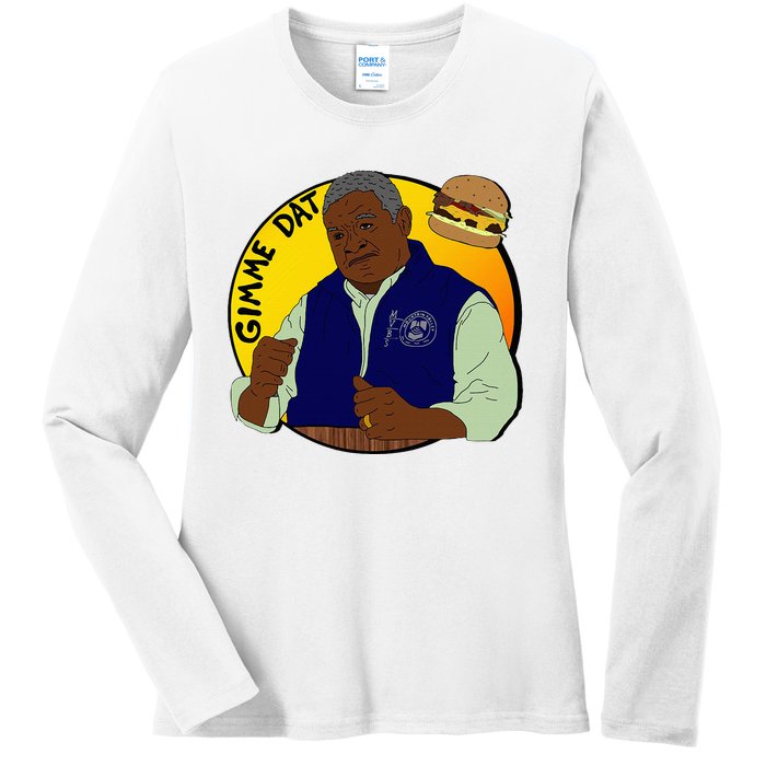 Gimme Dat I Think You Should Leave Ladies Long Sleeve Shirt