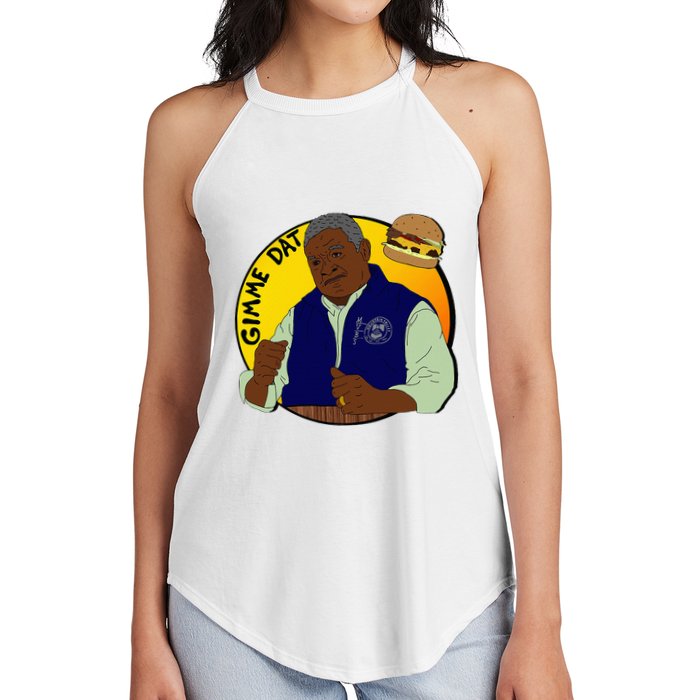 Gimme Dat I Think You Should Leave Women's Perfect Tri Rocker Tank