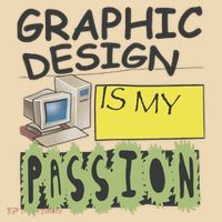 Graphic Design Is My Passion Zip Tote Bag