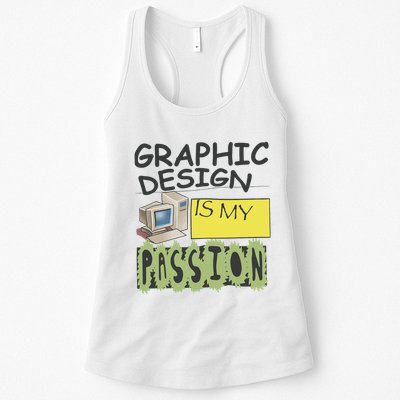 Graphic Design Is My Passion Womens Tank Top