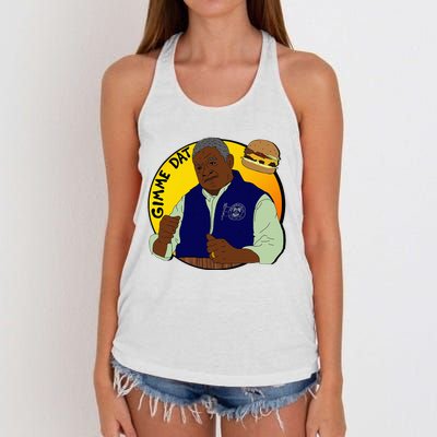 Gimme Dat I Think You Should Leave Women's Knotted Racerback Tank