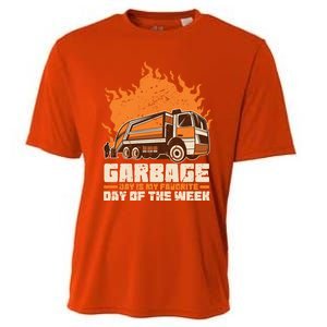 Garbage Day Is My Favorite Day Of The Week Gift Cooling Performance Crew T-Shirt