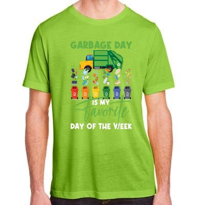 Garbage Day Is My Favorite Day Of The Week Truck Trash Cute Gift Adult ChromaSoft Performance T-Shirt