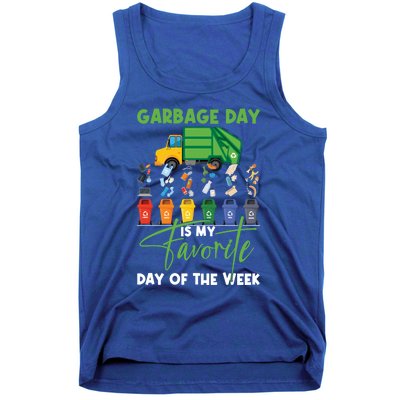 Garbage Day Is My Favorite Day Of The Week Truck Trash Cute Gift Tank Top