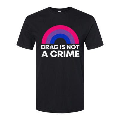 Groovy Drag Is Not A Crime Protect LGBTQ Rights Equality Softstyle® CVC T-Shirt