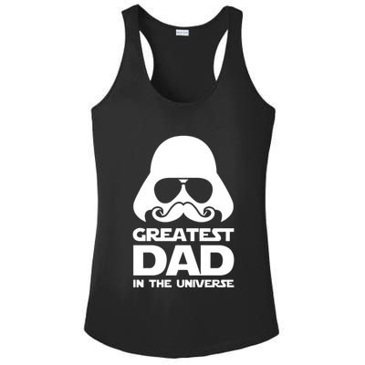 Greatest Dad In The Universe Ladies PosiCharge Competitor Racerback Tank