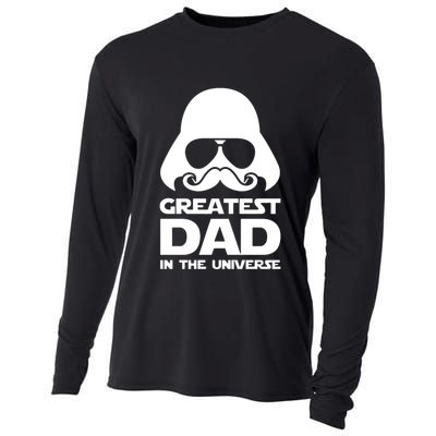 Greatest Dad In The Universe Cooling Performance Long Sleeve Crew