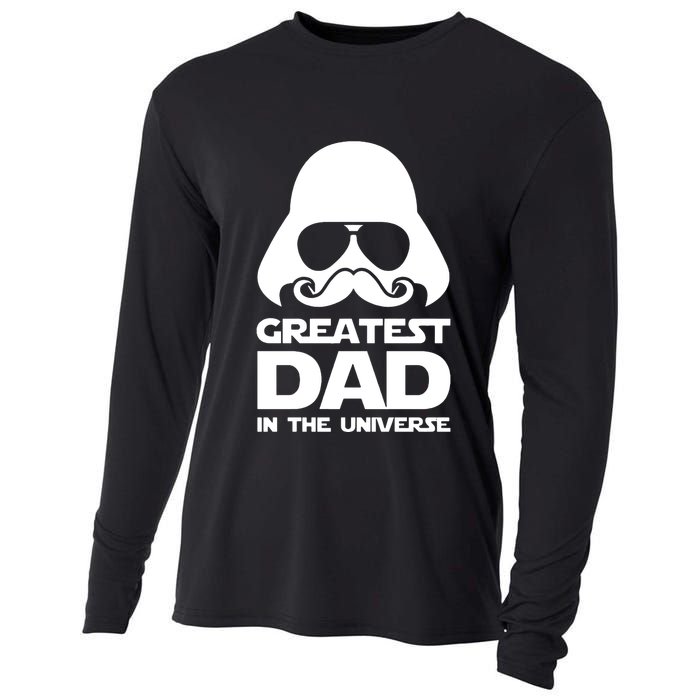 Greatest Dad In The Universe Cooling Performance Long Sleeve Crew