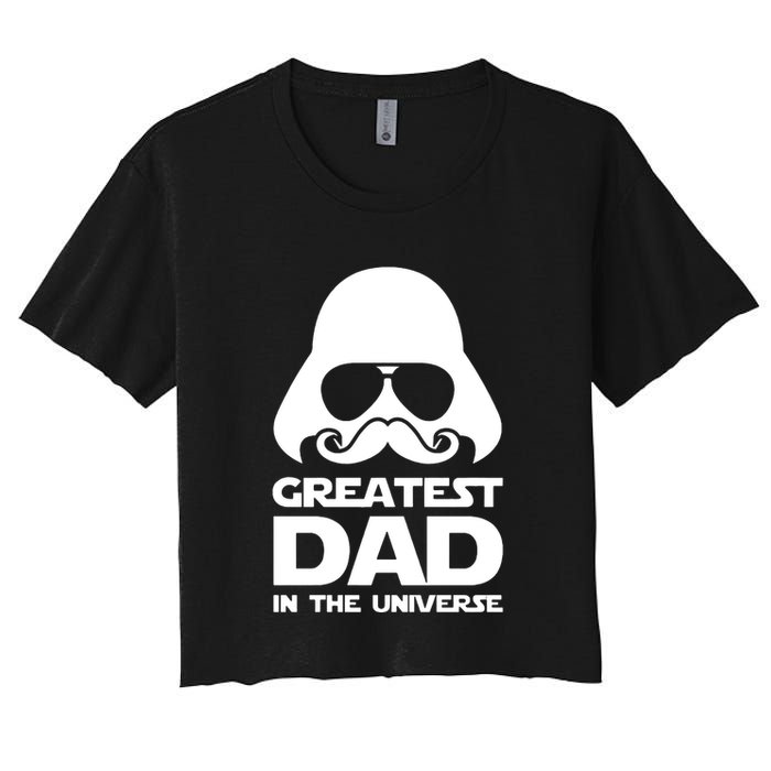 Greatest Dad In The Universe Crop Top