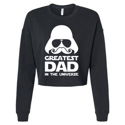 Greatest Dad In The Universe Cropped Pullover Crew
