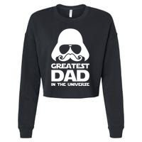 Greatest Dad In The Universe Cropped Pullover Crew