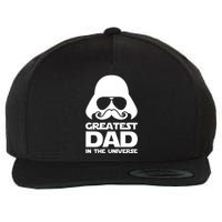 Greatest Dad In The Universe Wool Snapback Cap