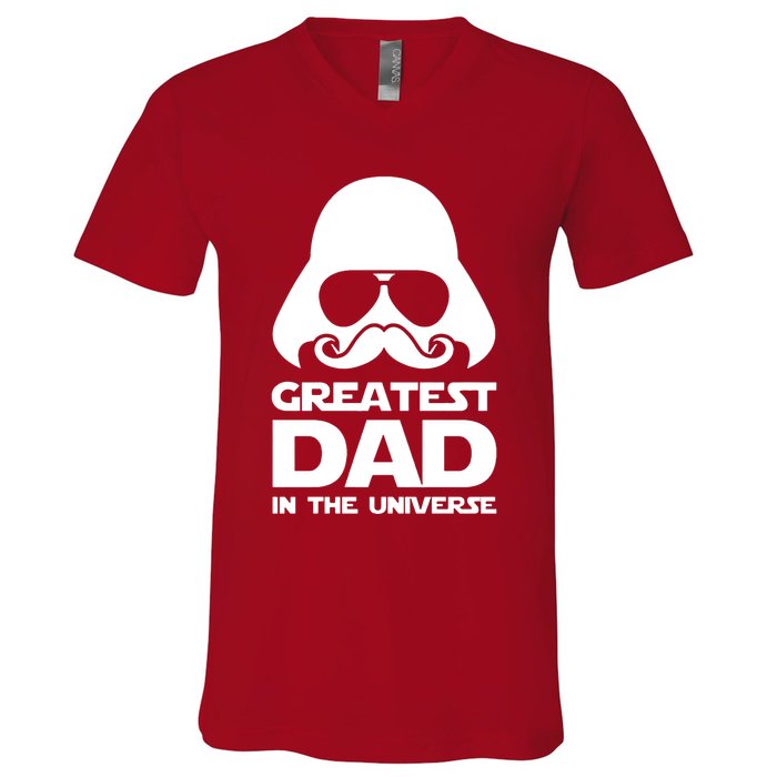 Greatest Dad In The Universe V-Neck T-Shirt