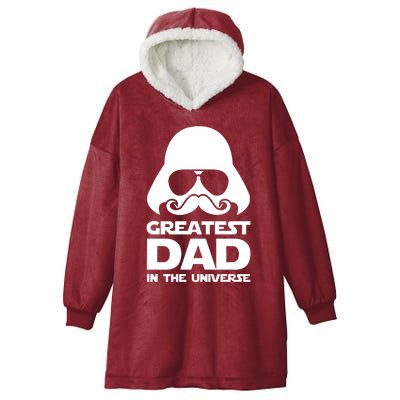 Greatest Dad In The Universe Hooded Wearable Blanket