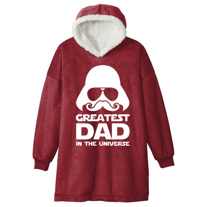 Greatest Dad In The Universe Hooded Wearable Blanket