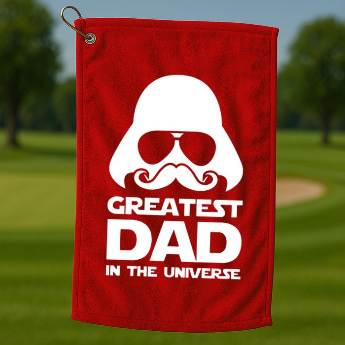 Greatest Dad In The Universe Golf Towel