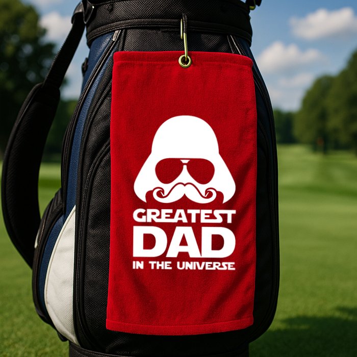 Greatest Dad In The Universe Golf Towel