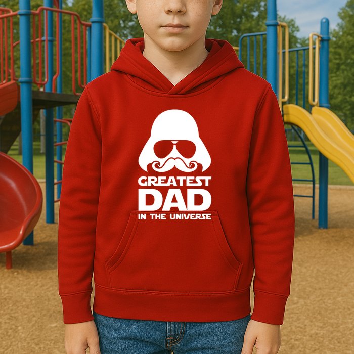 Greatest Dad In The Universe Kids Hoodie