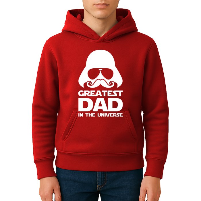 Greatest Dad In The Universe Kids Hoodie