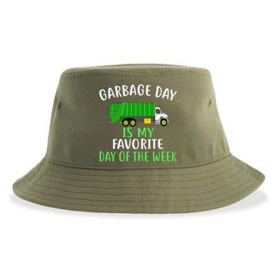 Garbage Day Is My Favorite Day Of The Week Gift For Gift Sustainable Bucket Hat