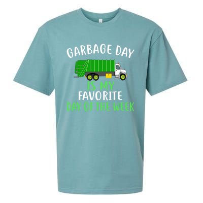 Garbage Day Is My Favorite Day Of The Week Gift For Gift Sueded Cloud Jersey T-Shirt