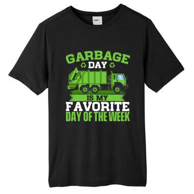 Garbage Day Is My Favorite Day Trash Waste Truck Collector Tall Fusion ChromaSoft Performance T-Shirt