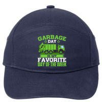 Garbage Day Is My Favorite Day Trash Waste Truck Collector 7-Panel Snapback Hat