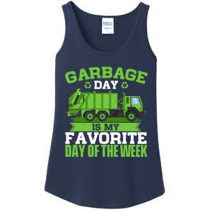 Garbage Day Is My Favorite Day Trash Waste Truck Collector Ladies Essential Tank