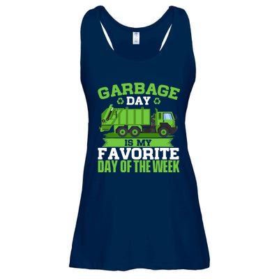 Garbage Day Is My Favorite Day Trash Waste Truck Collector Ladies Essential Flowy Tank