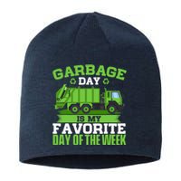 Garbage Day Is My Favorite Day Trash Waste Truck Collector Sustainable Beanie